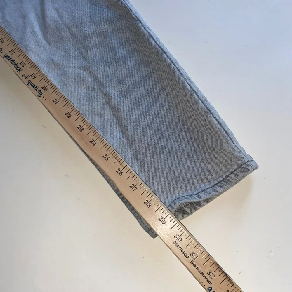Levis 512 Slim Taper Jeans Mens 36x29 Light Grey WaterLess Denim Pants